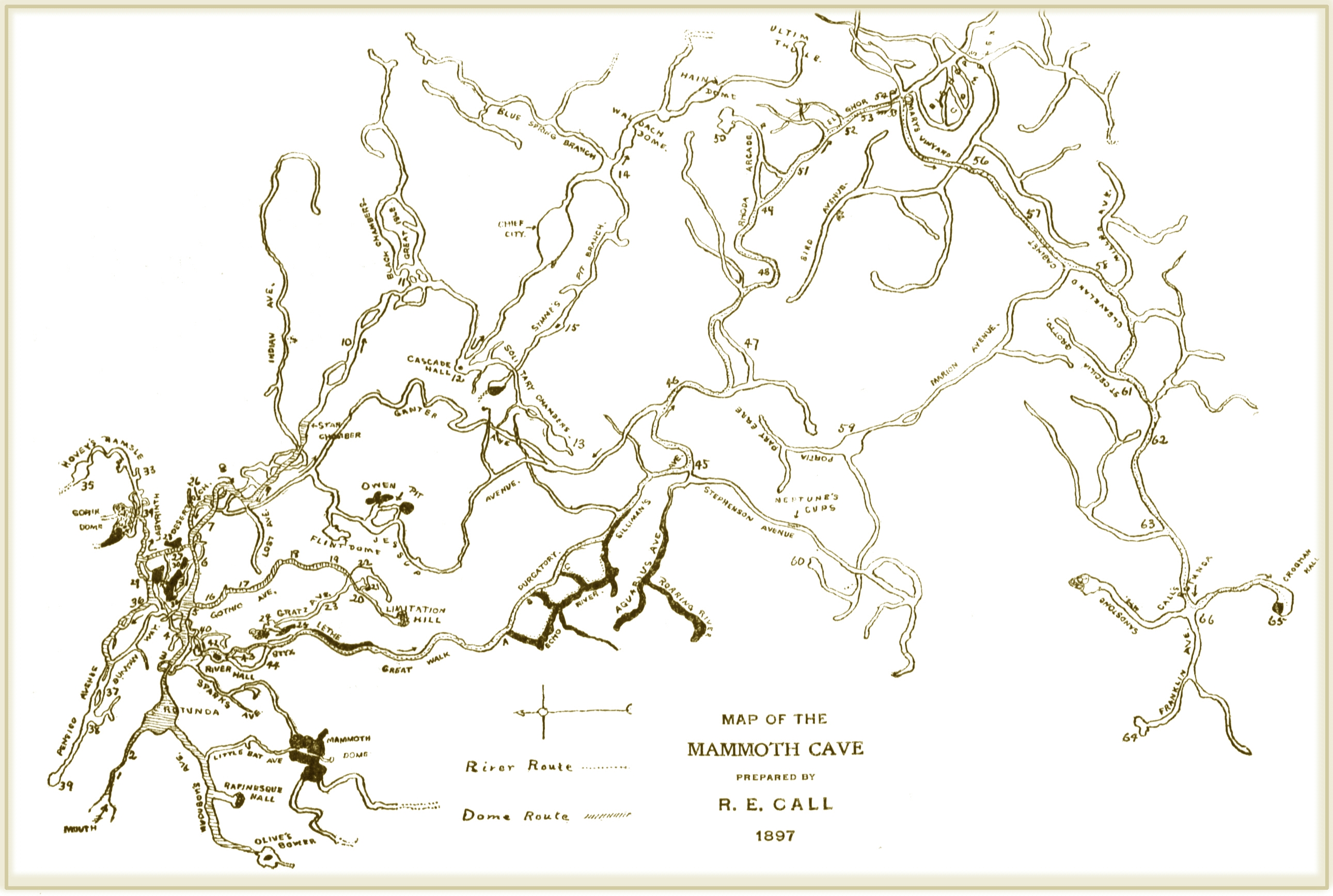 Mammoth Cave Map Overlay - 30865626