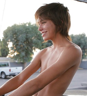 Eden as a male model
