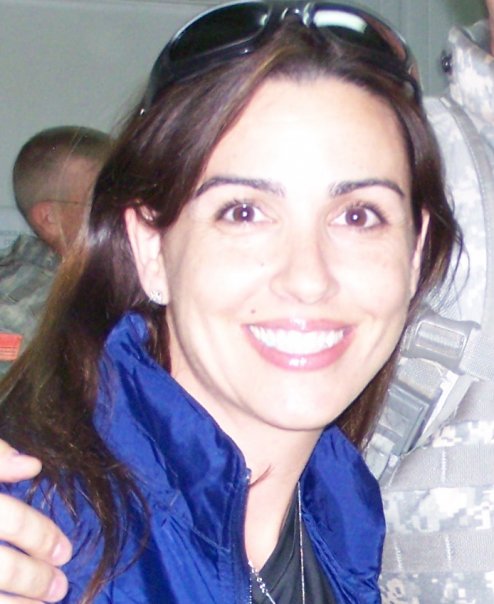 Photo of Sara Carter on a United States Armed Forces​ base in Afghanistan​ [8]​