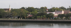 Downtown Beaufort as seen from the
Richard V. Woods Memorial Bridge