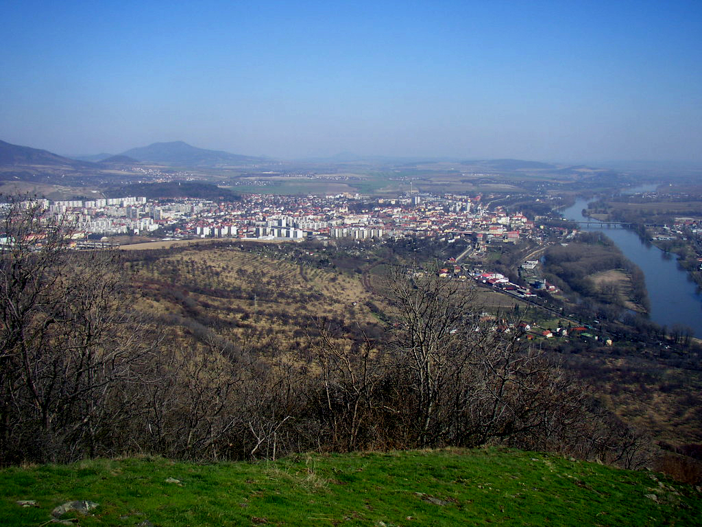 Litoměřice as seen from the Radobl Hill