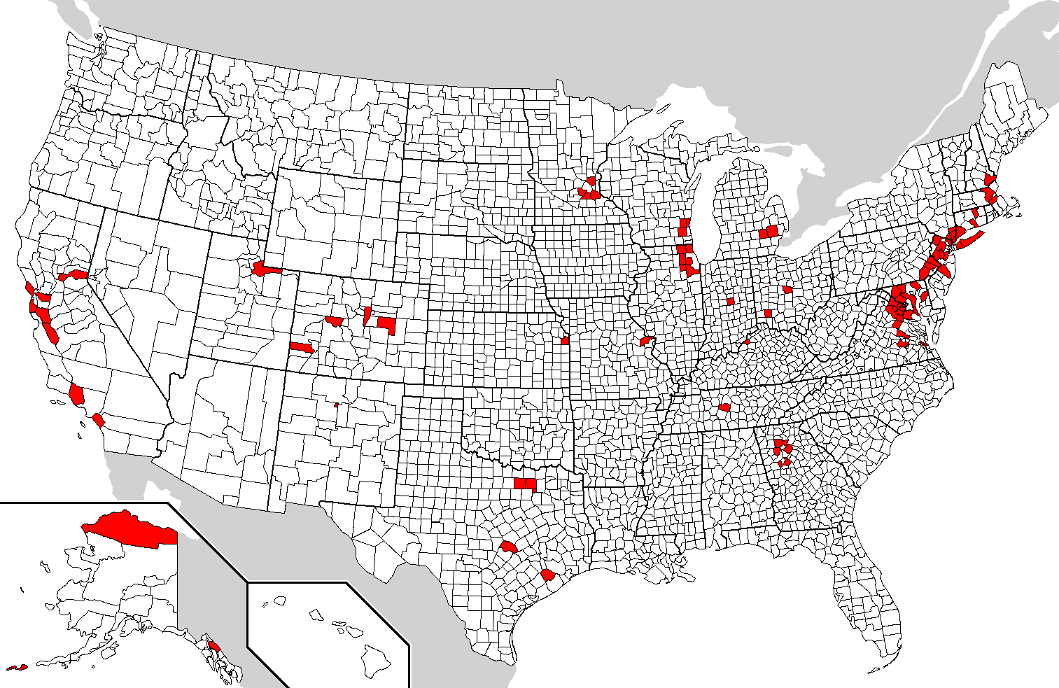 List of counties in the United States Wiki Everipedia