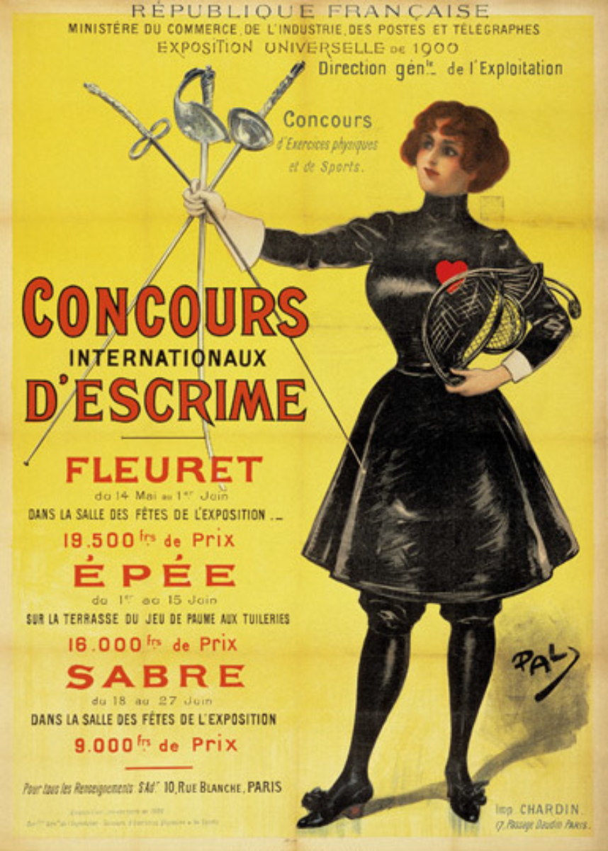 Poster for the 1900 Summer Olympics