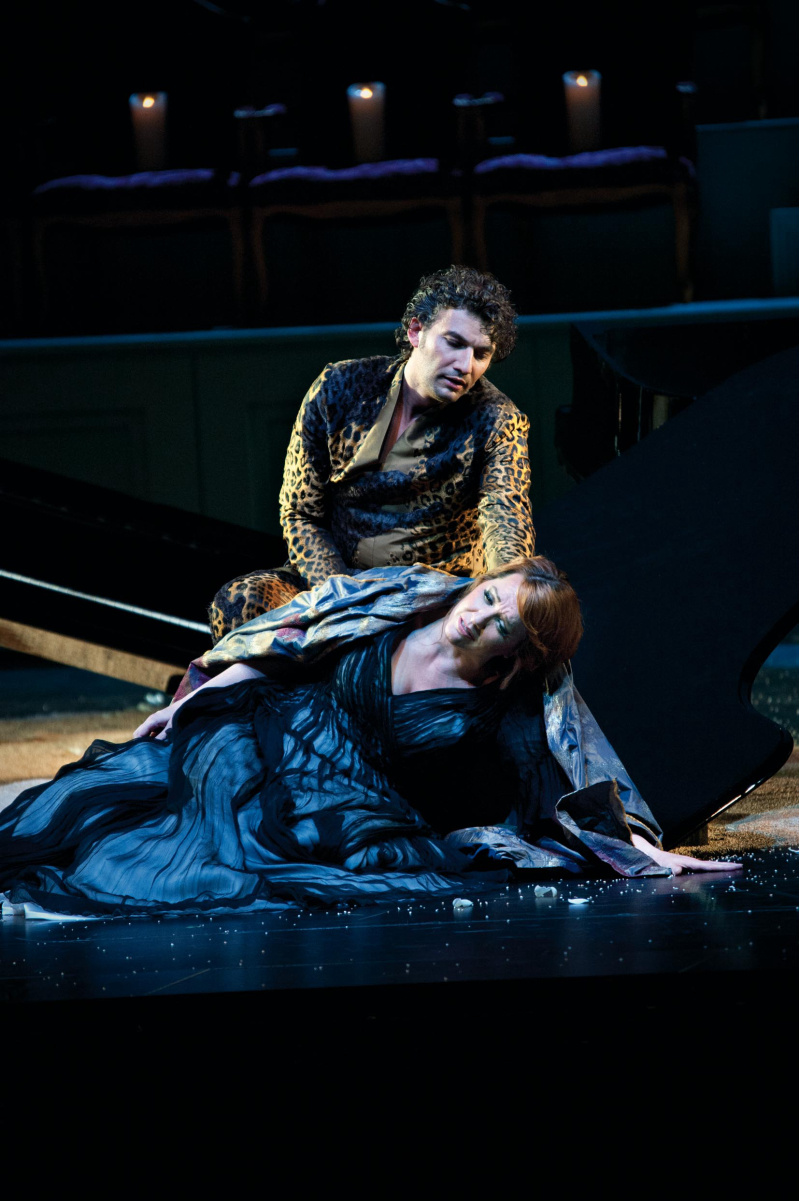 <a href="/content/Emily_Magee" style="color:blue">Emily Magee</a> as Ariadne and <a href="/content/Jonas_Kaufmann" style="color:blue">Jonas Kaufmann</a> as Bacchus, <a href="/content/Salzburg_Festival" style="color:blue">Salzburg Festival</a> 2012