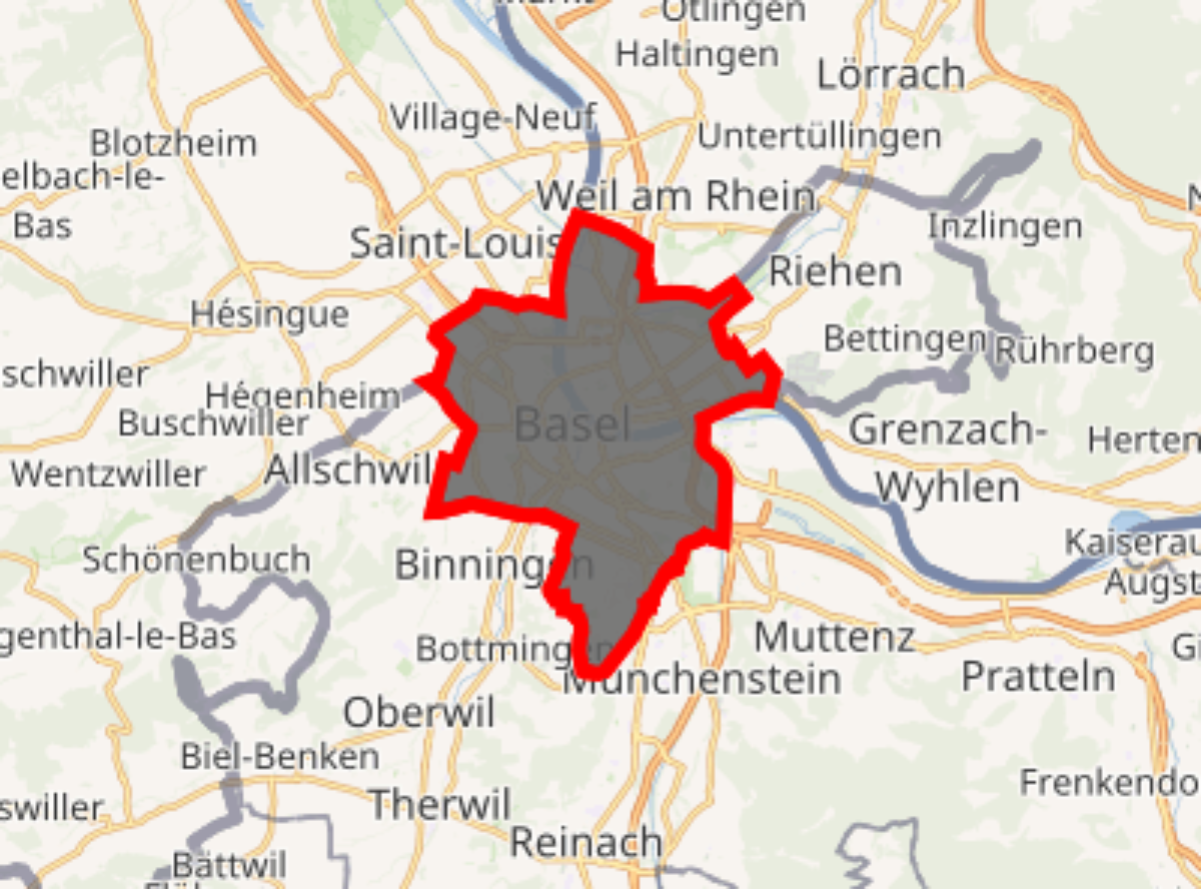 Location of BaselBasle
