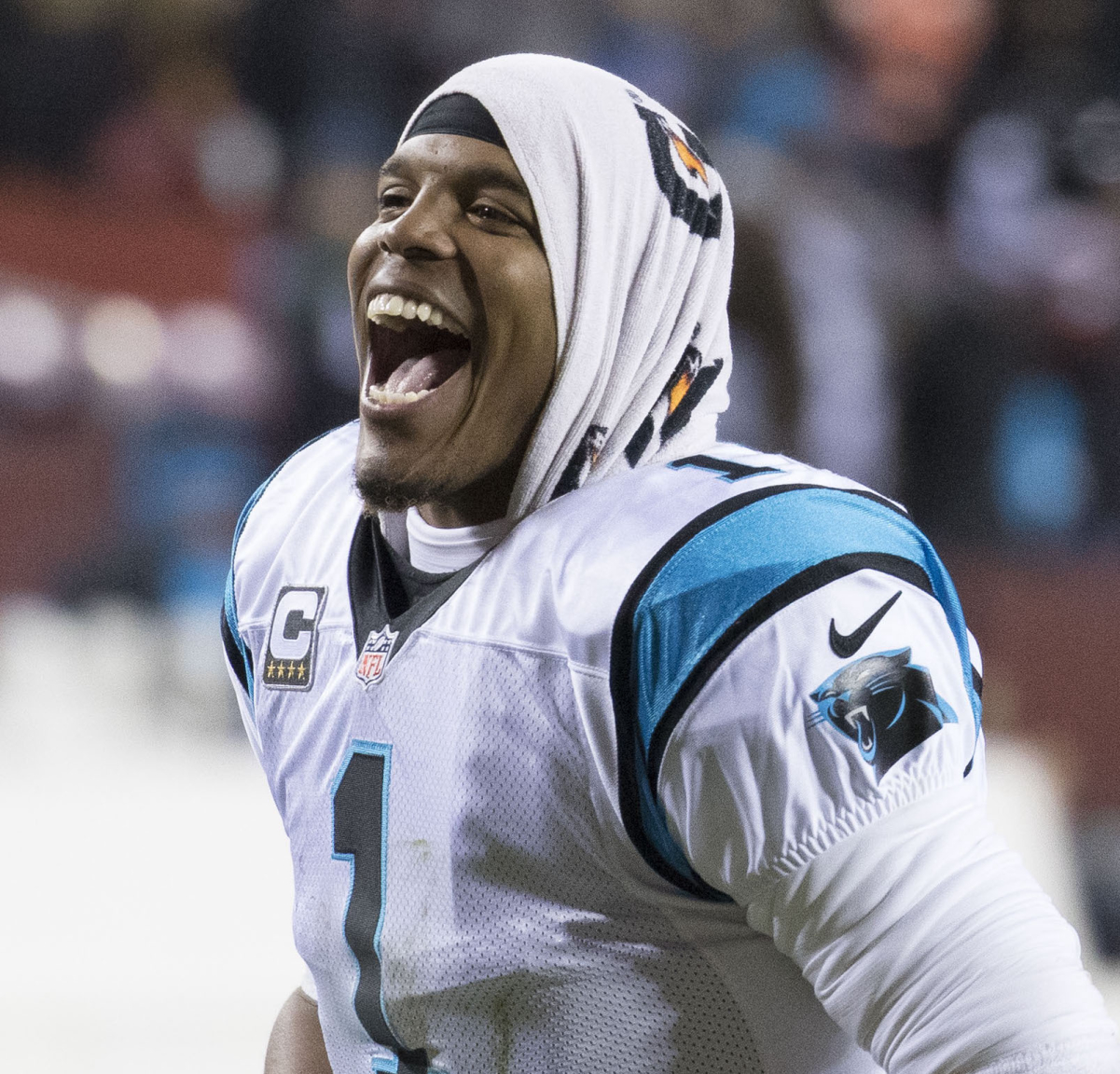Newton with the Carolina Panthers in 2016