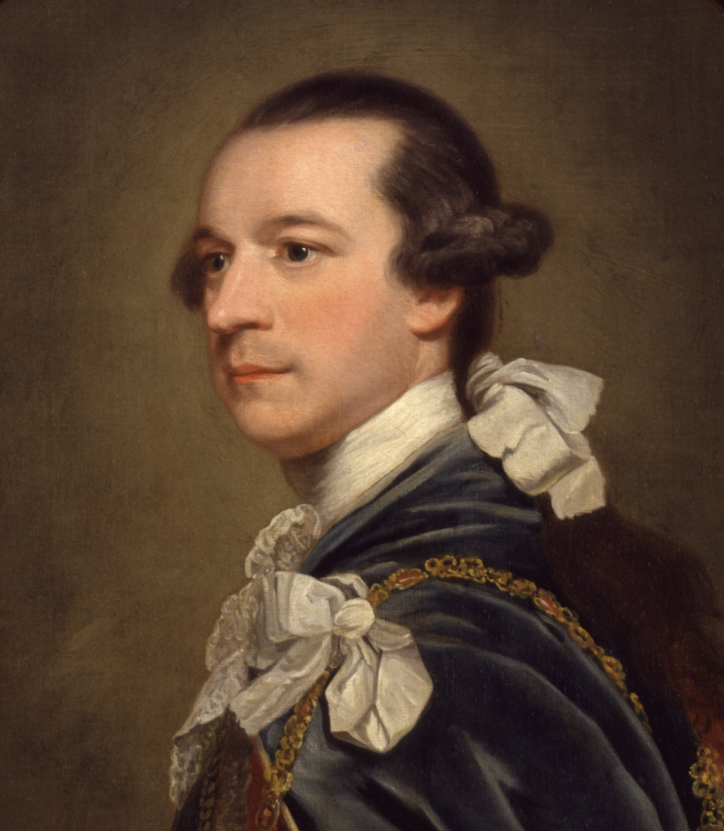 Detail of painting after <a href="/content/Joshua_Reynolds" style="color:blue">Joshua Reynolds</a>