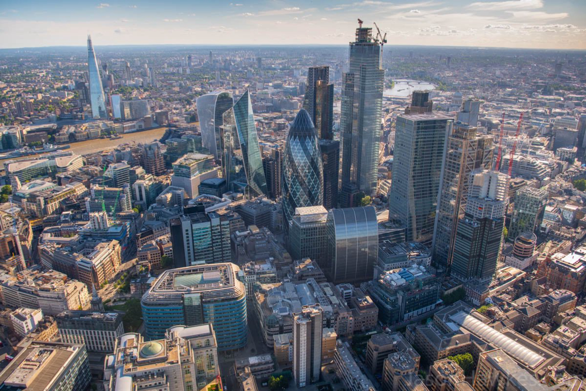 The City of London in June 2019