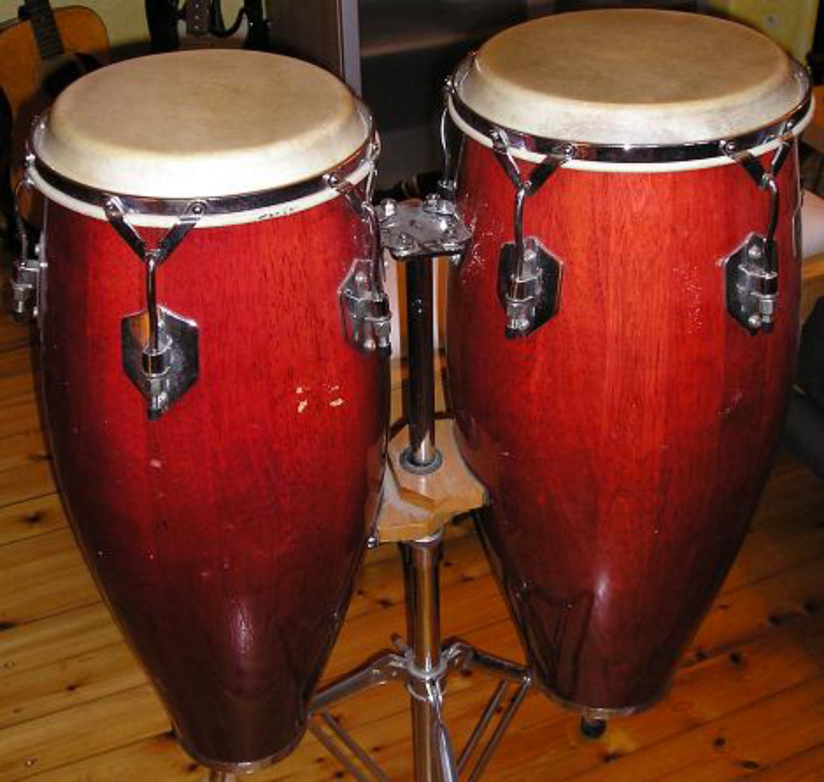 A pair of congas