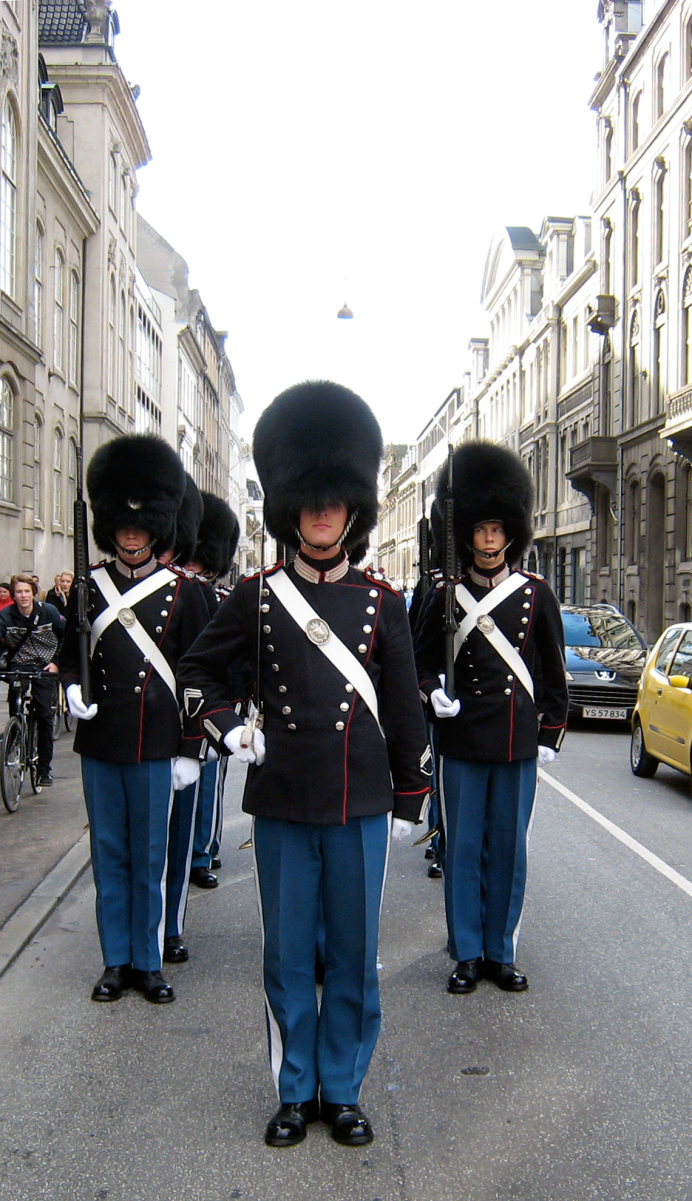 Conscription duty as <a href="/content/Royal_Life_Guards_(Denmark)" style="color:blue">Royal Life Guards</a>.