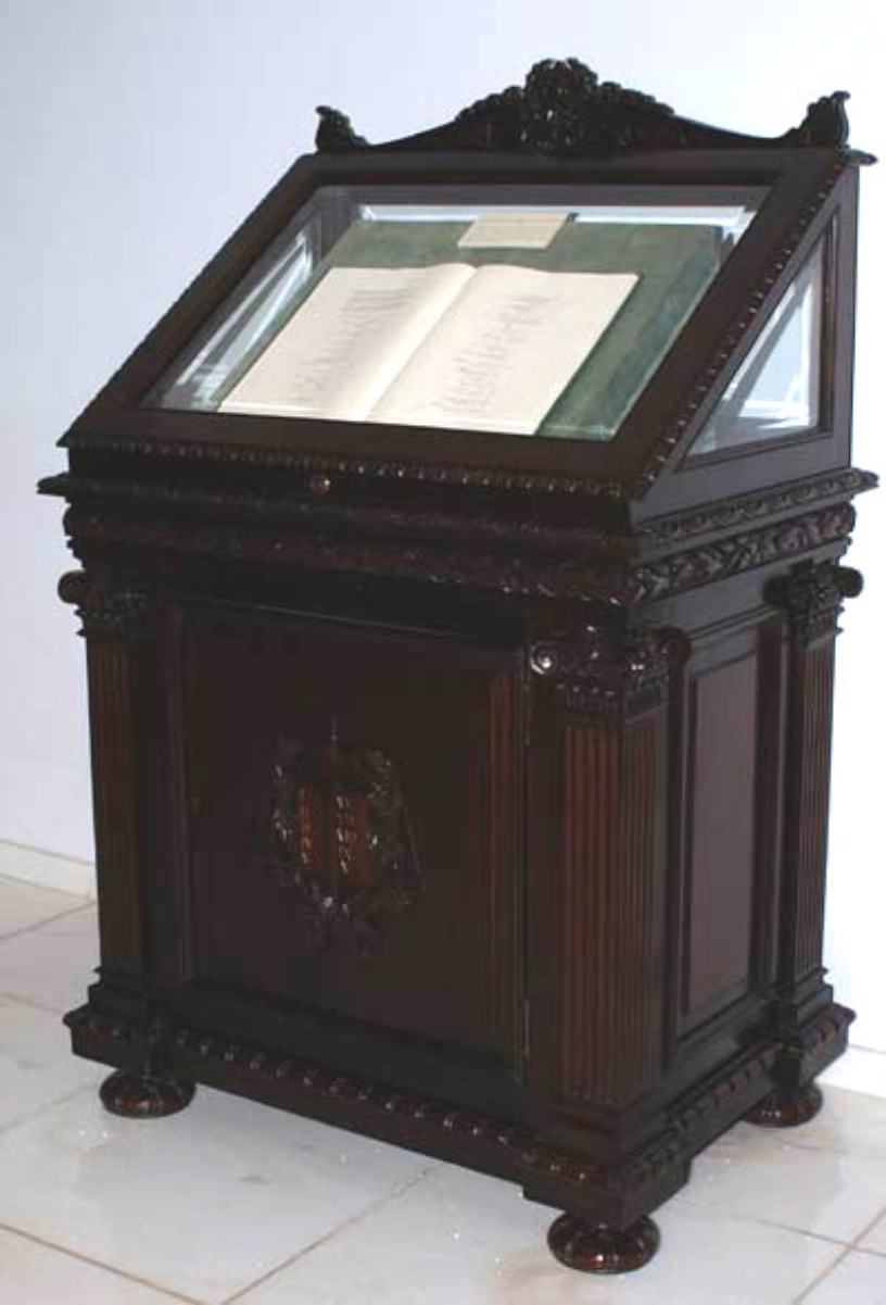 The original copy of the Constitution