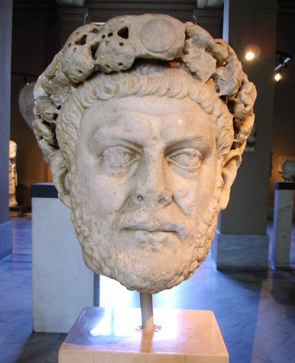 Laureate head of Diocletian