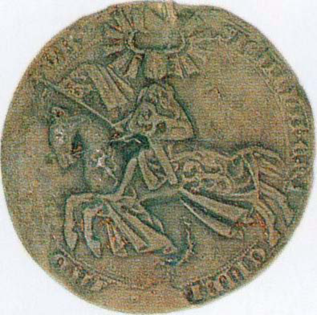 Duke Eric's image on his royal seal