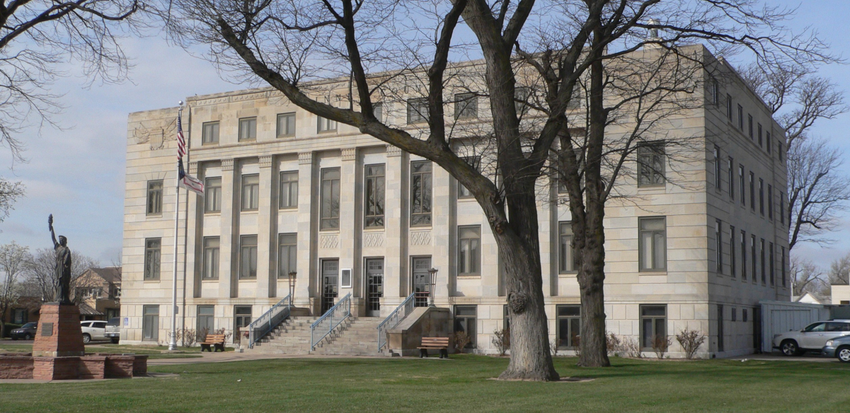 Finney County Courthouse in <a href="/content/Garden_City,_Kansas" style="color:blue">Garden City</a>