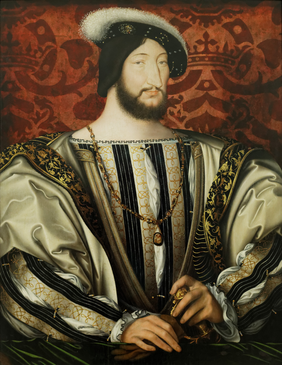 Portrait by <a href="/content/Jean_Clouet" style="color:blue">Jean Clouet</a>, c. 1530