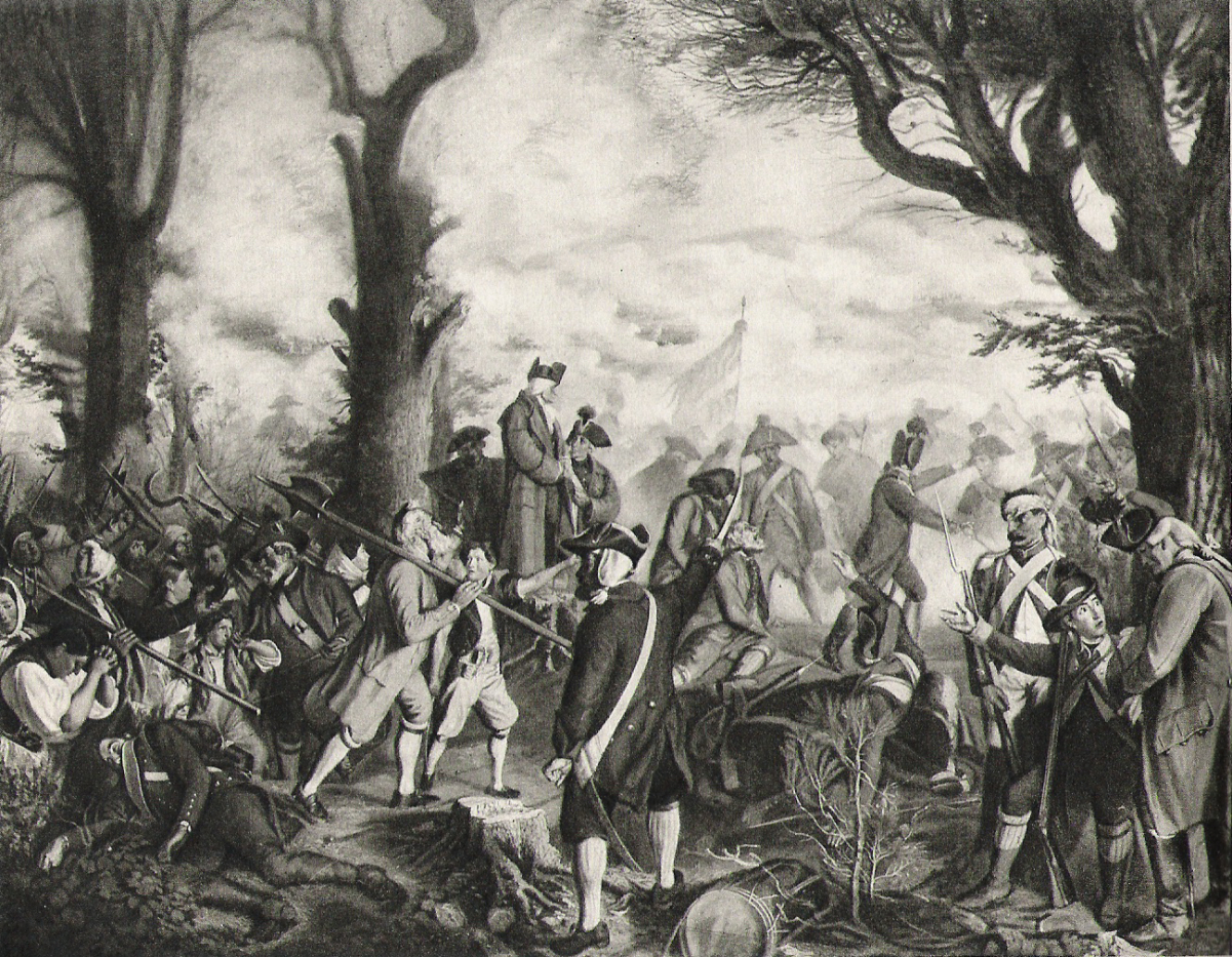 The <a href="/content/Battle_of_Grauholz" style="color:blue">Battle of Grauholz</a>. <i>The Last Days of Old Bern</i>. Painting by Friedrich Walthard (1818–1870).