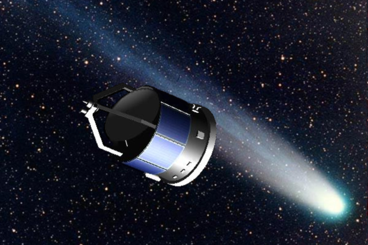 Artist's concept of <i>Giotto</i> spacecraft
