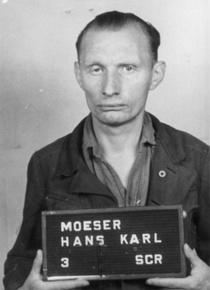 Hans Möser in US custody, 1947