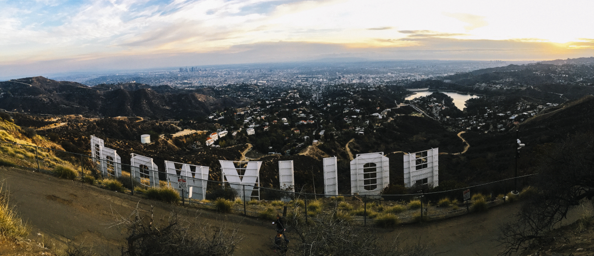 Hollywood as seen from the <a href="/content/Hollywood_Sign" style="color:blue">Hollywood Sign</a>
