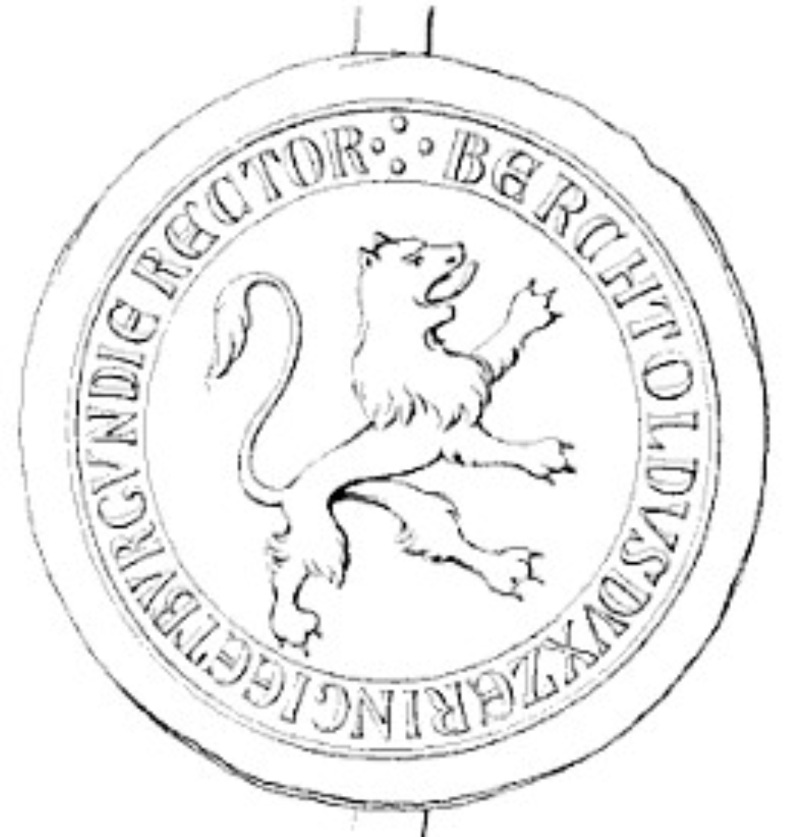 Seal of Berthold IV (r. 1152–1186)