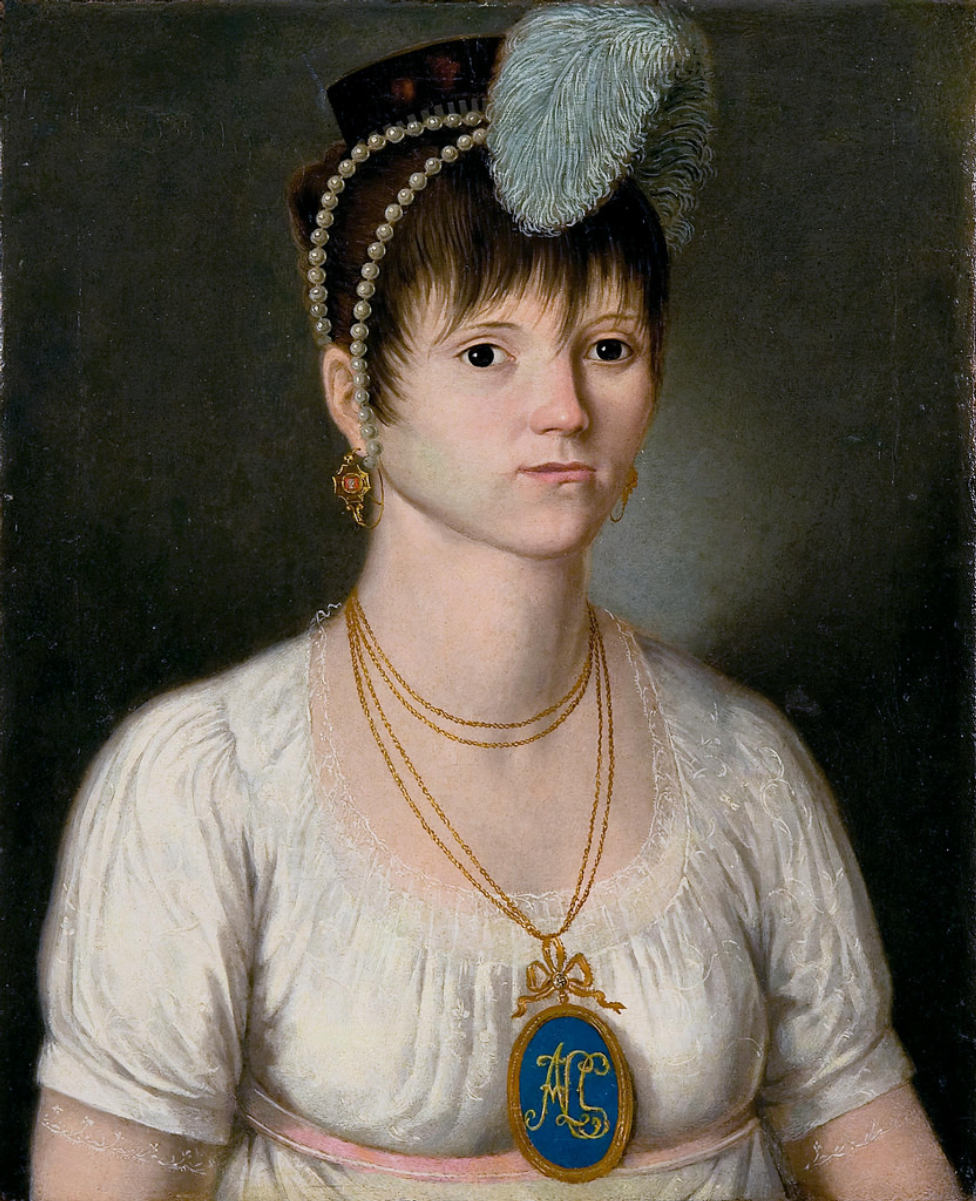 The Infanta María Amalia by an unknown artist.