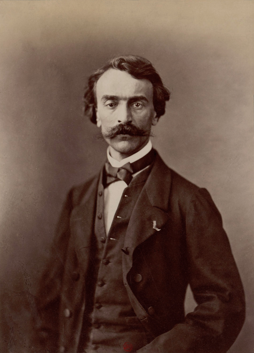 Undated photo of Gérôme by <a href="/content/Nadar_(photographer)" style="color:blue">Nadar</a>, published in 1900