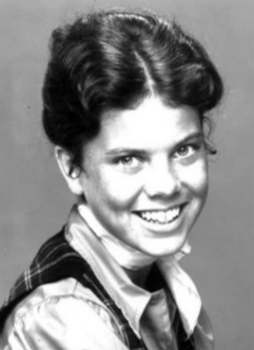 <a href="/content/Erin_Moran" style="color:blue">Erin Moran</a> as Joanie Cunningham in 1976
