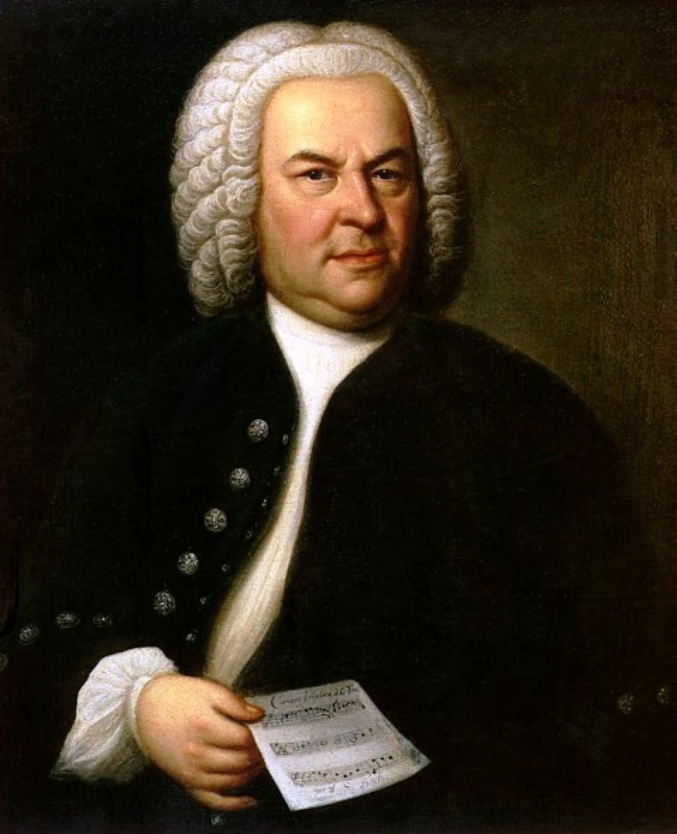Portrait of Bach, aged 61, by <a href="/content/Elias_Gottlob_Haussmann" style="color:blue">E. G. Haussmann</a>, 1748