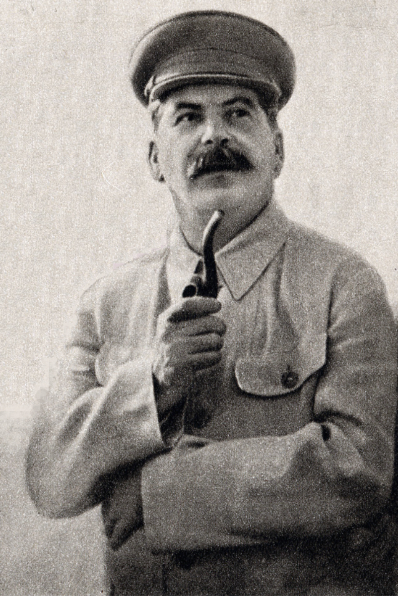 Joseph Stalin in an authorised image taken in 1937 and used for state publicity purposes