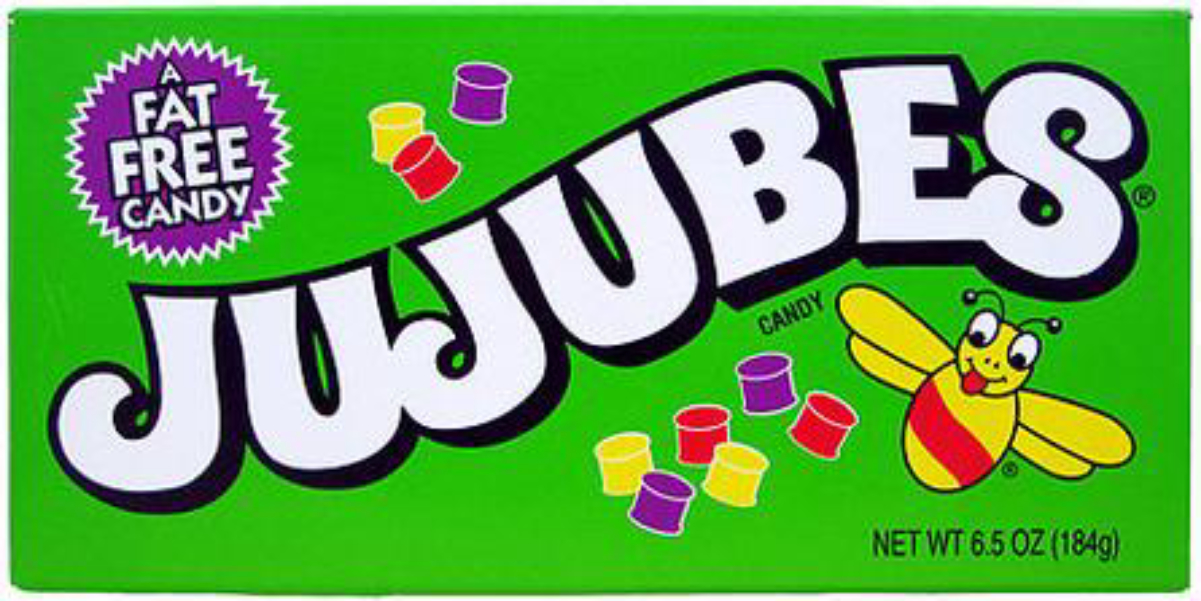 A box of jujubes