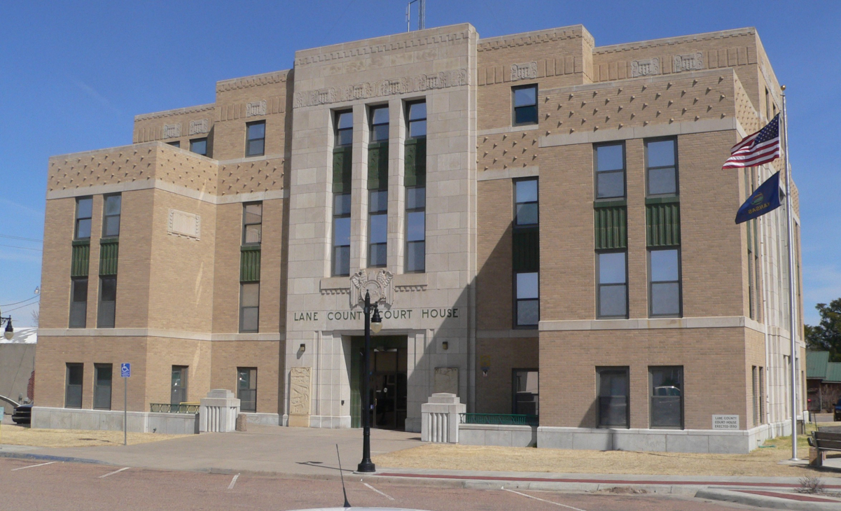 Lane County Courthouse in <a href="/content/Dighton,_Kansas" style="color:blue">Dighton</a>
