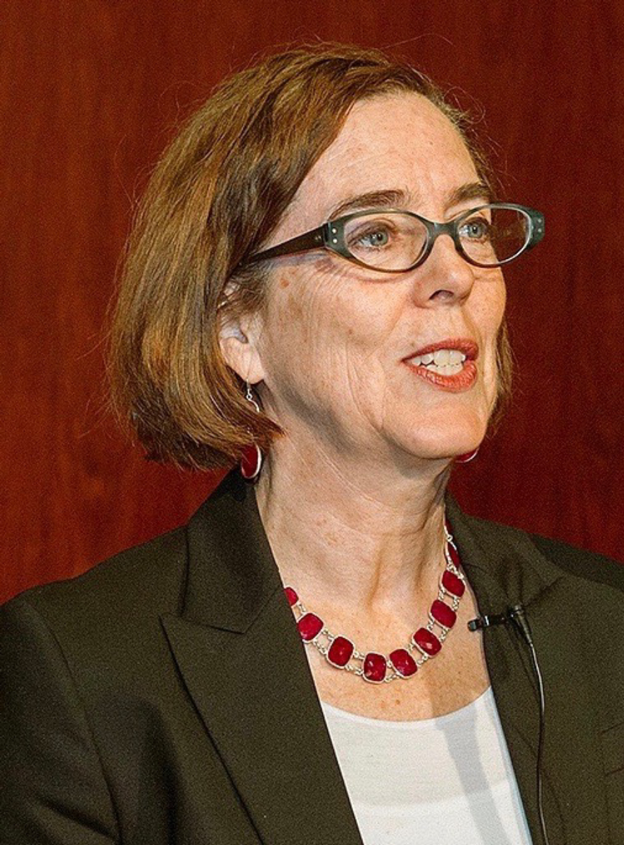 <a href="/content/Kate_Brown" style="color:blue">Kate Brown</a>, <a href="/content/Governor_of_Oregon" style="color:blue">Governor of Oregon</a> since February 2015, was born in Spain, making her the only current U.S. governor who was born outside the United States.