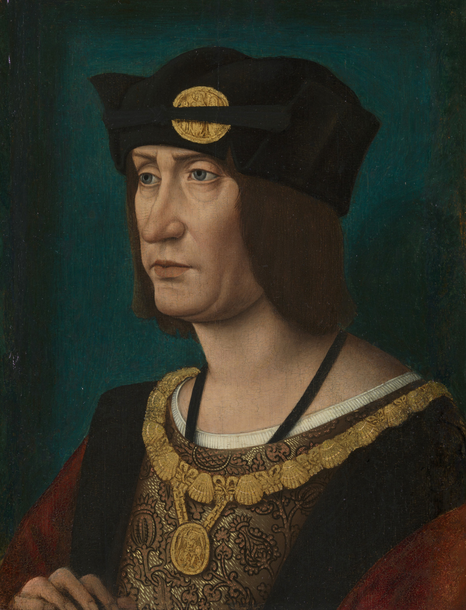Portrait by workshop of <a href="/content/Jean_Perr%C3%A9al" style="color:blue">Jean Perréal</a>, c. 1514