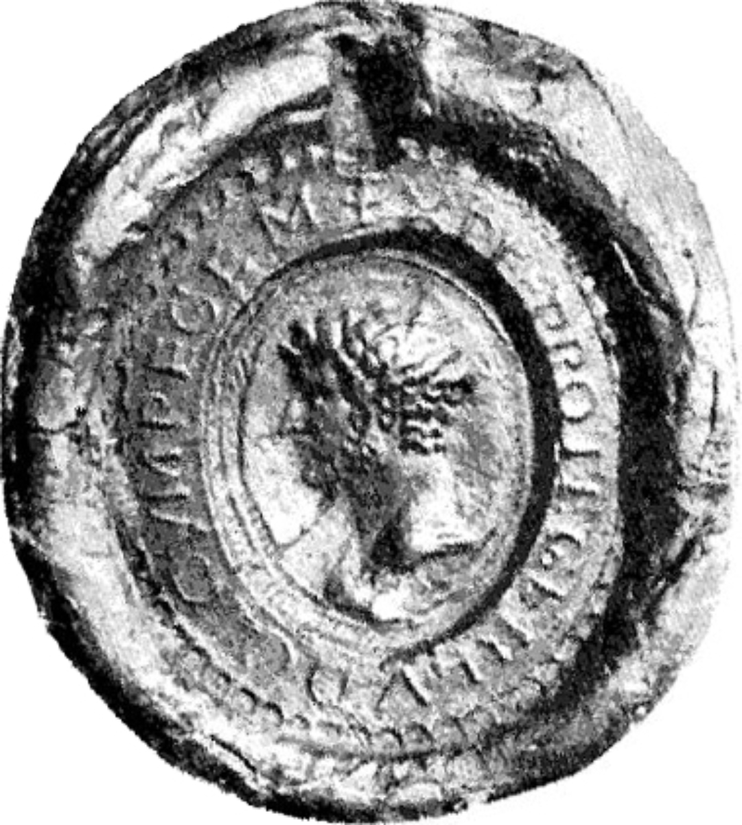 Seal with Louis' inscription and effigy.