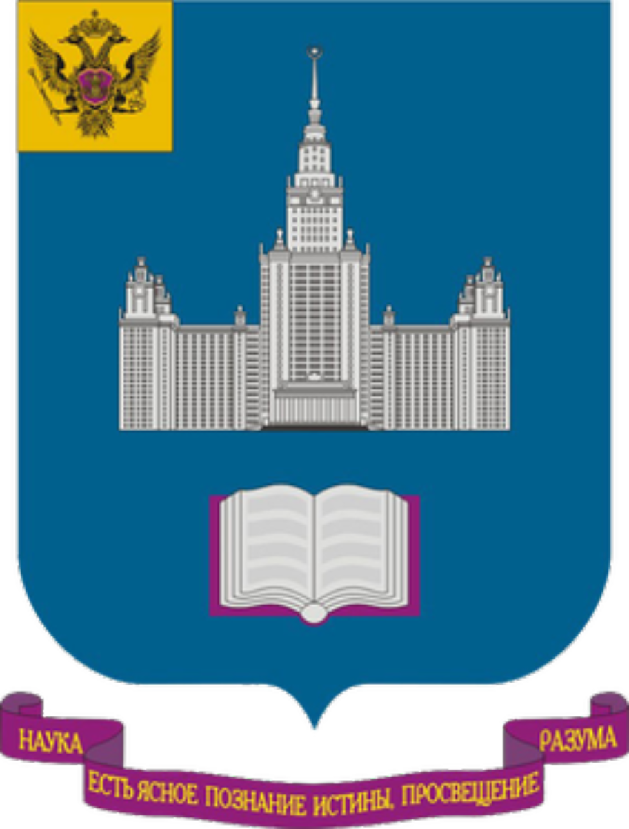<a href="/content/Coat_of_arms" style="color:blue">Coat of arms</a> of the Lomonosov State University of Moscow