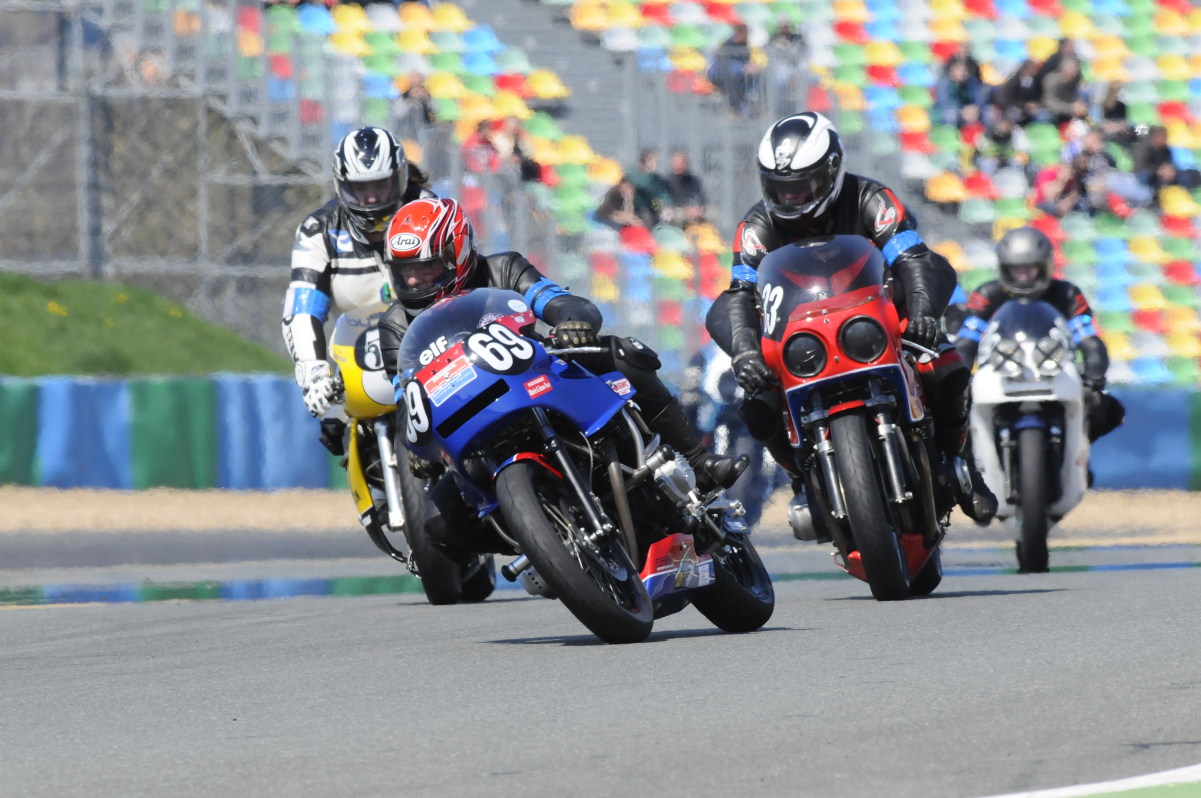 Motorcycles racing at the 2010 Course du BOC