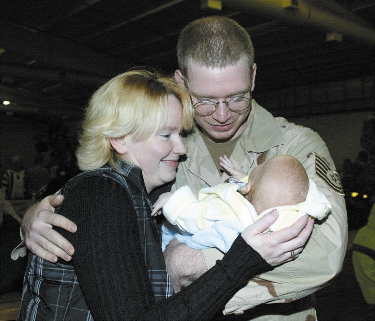 A father meets his son for the first time