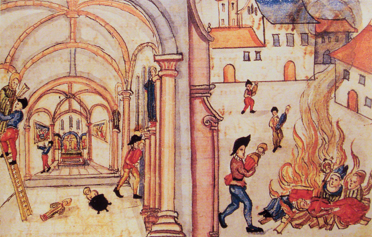 <a href="/content/Iconoclasm" style="color:blue">Iconoclasm</a> in Zürich