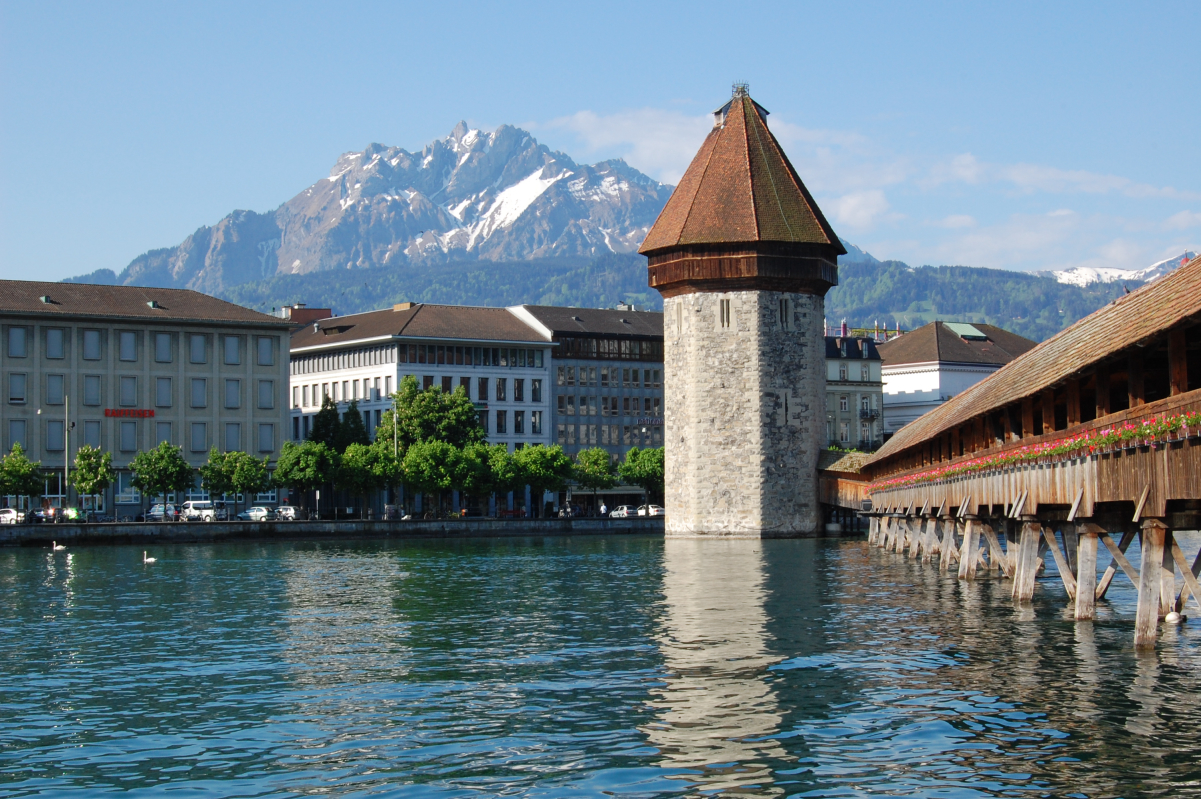 The Reuss at <a href="/content/Lucerne" style="color:blue">Lucerne</a>
