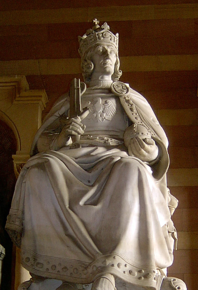 <a href="/content/Rudolf_I_of_Germany" style="color:blue">Rudolf the First</a> of the German <a href="/content/Habsburg_Dynasty" style="color:blue">Habsburg Dynasty</a>