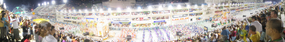 <a href="/content/Samba" style="color:blue">Samba</a> parade at the <a href="/content/Sambadrome_Marqu%C3%AAs_de_Sapuca%C3%AD" style="color:blue">Sambadrome Marquês de Sapucaí</a> during <a href="/content/Rio_Carnival" style="color:blue">Rio Carnival</a> in 2006.