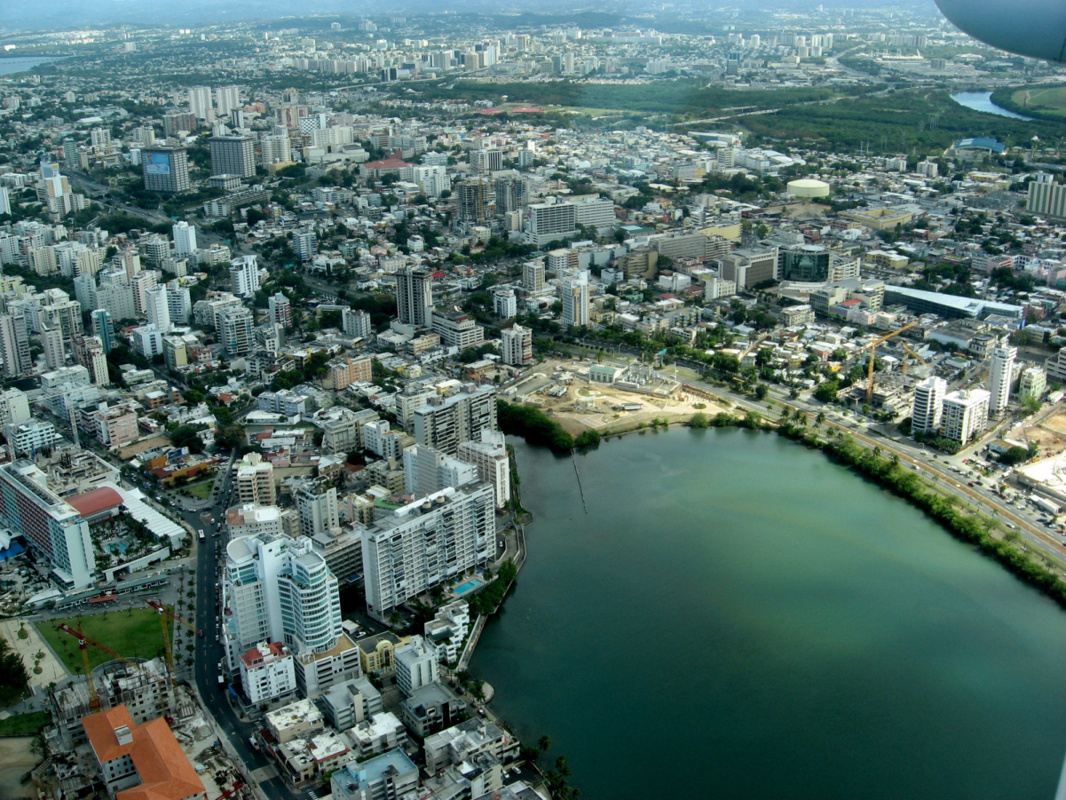 Aerial view of Santurce
