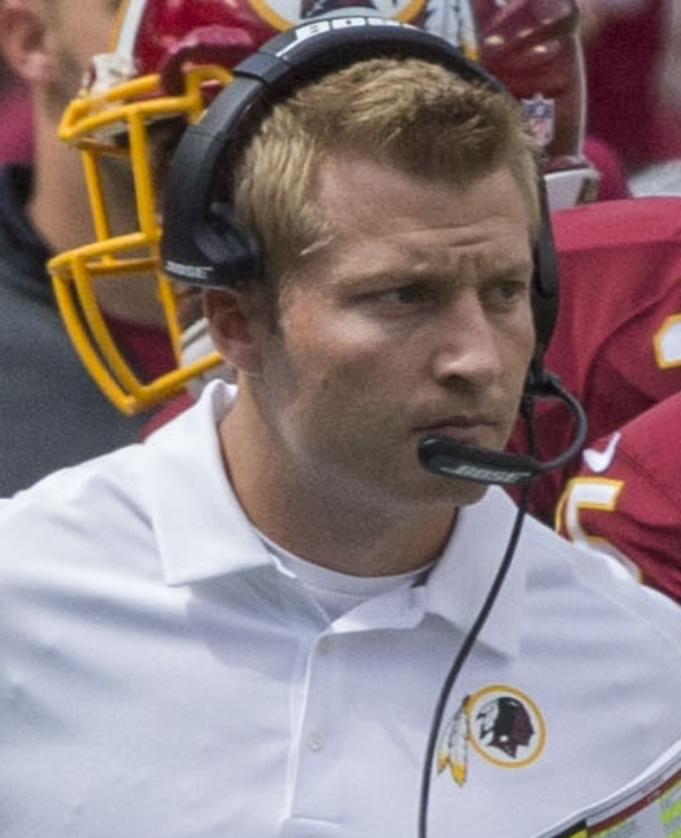 McVay with the Redskins in 2014