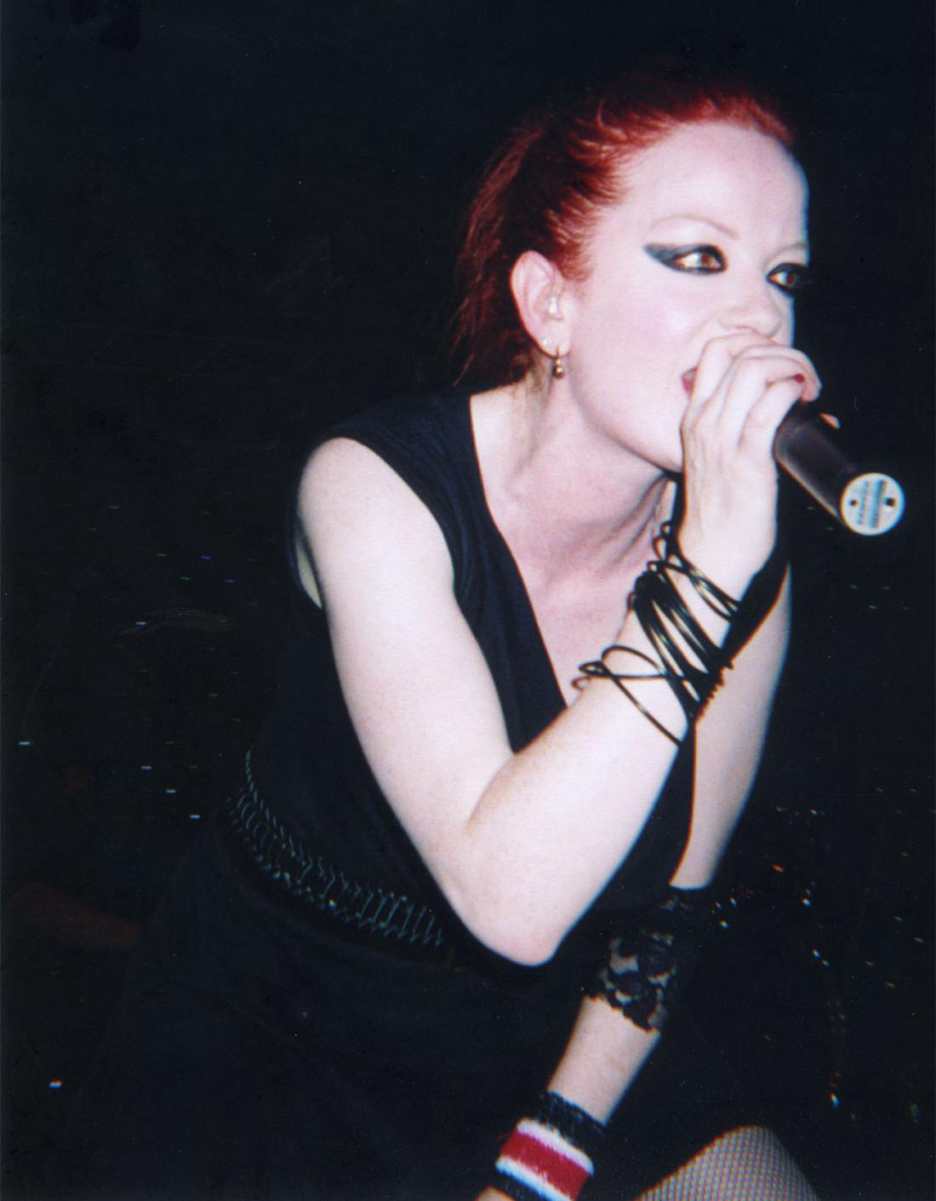 Manson performing live in 2005.
