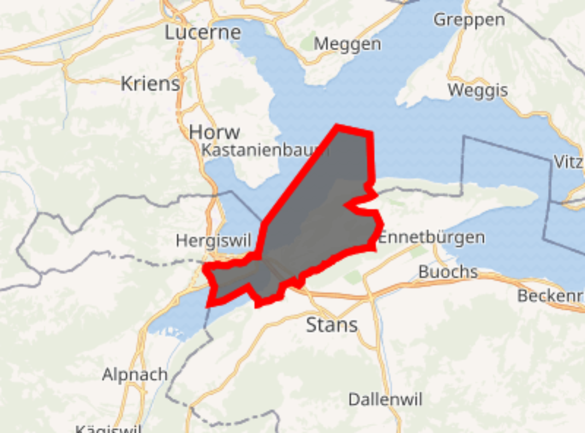 Location of Stansstad