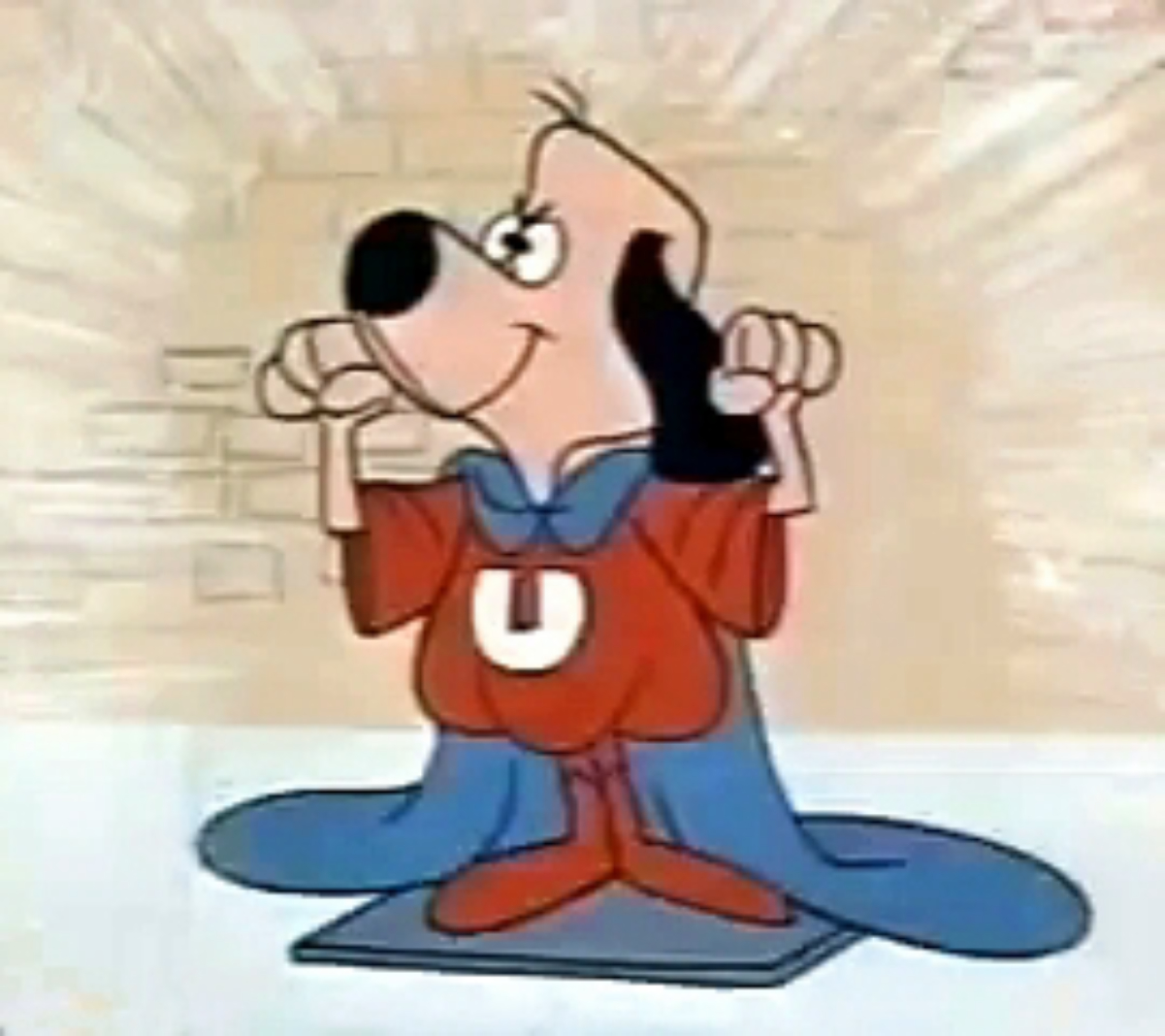 Underdog in opening credits