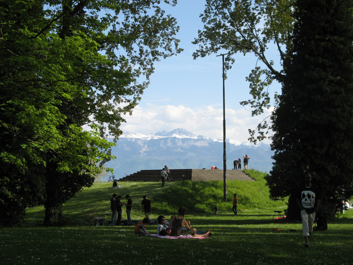 One of the pyramids from the Swiss National Exposition of 1964.