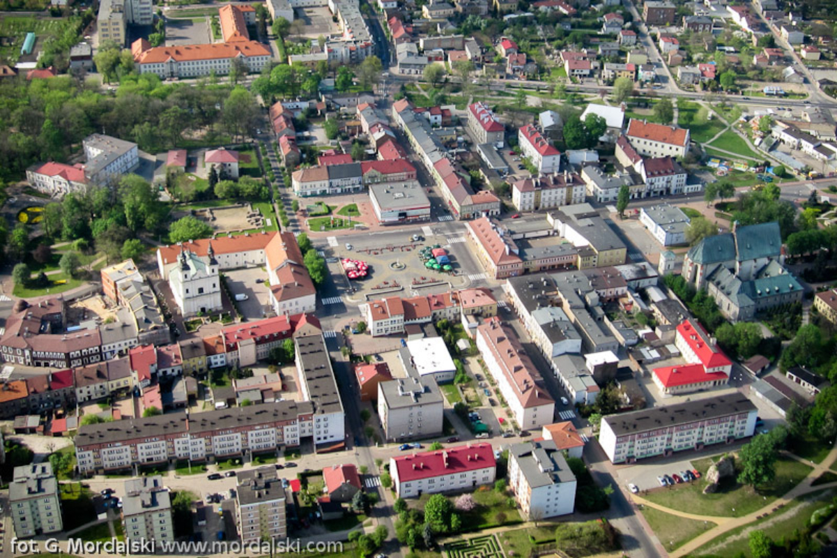 Old town in Wieluń