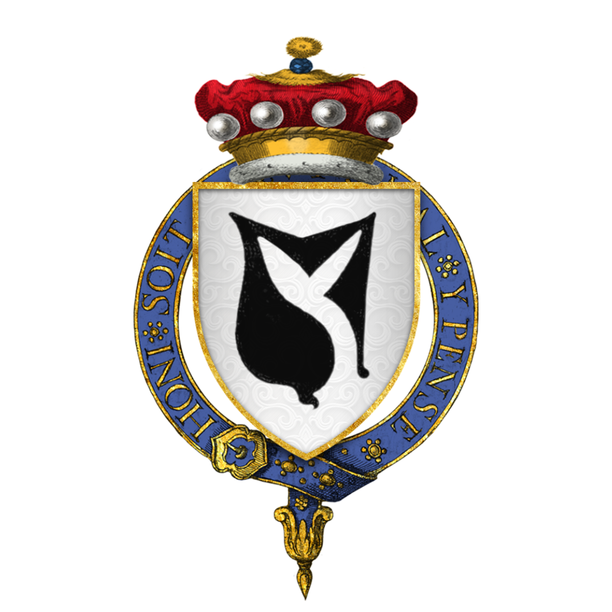 Arms of William Hastings, 1st Baron Hastings, KG