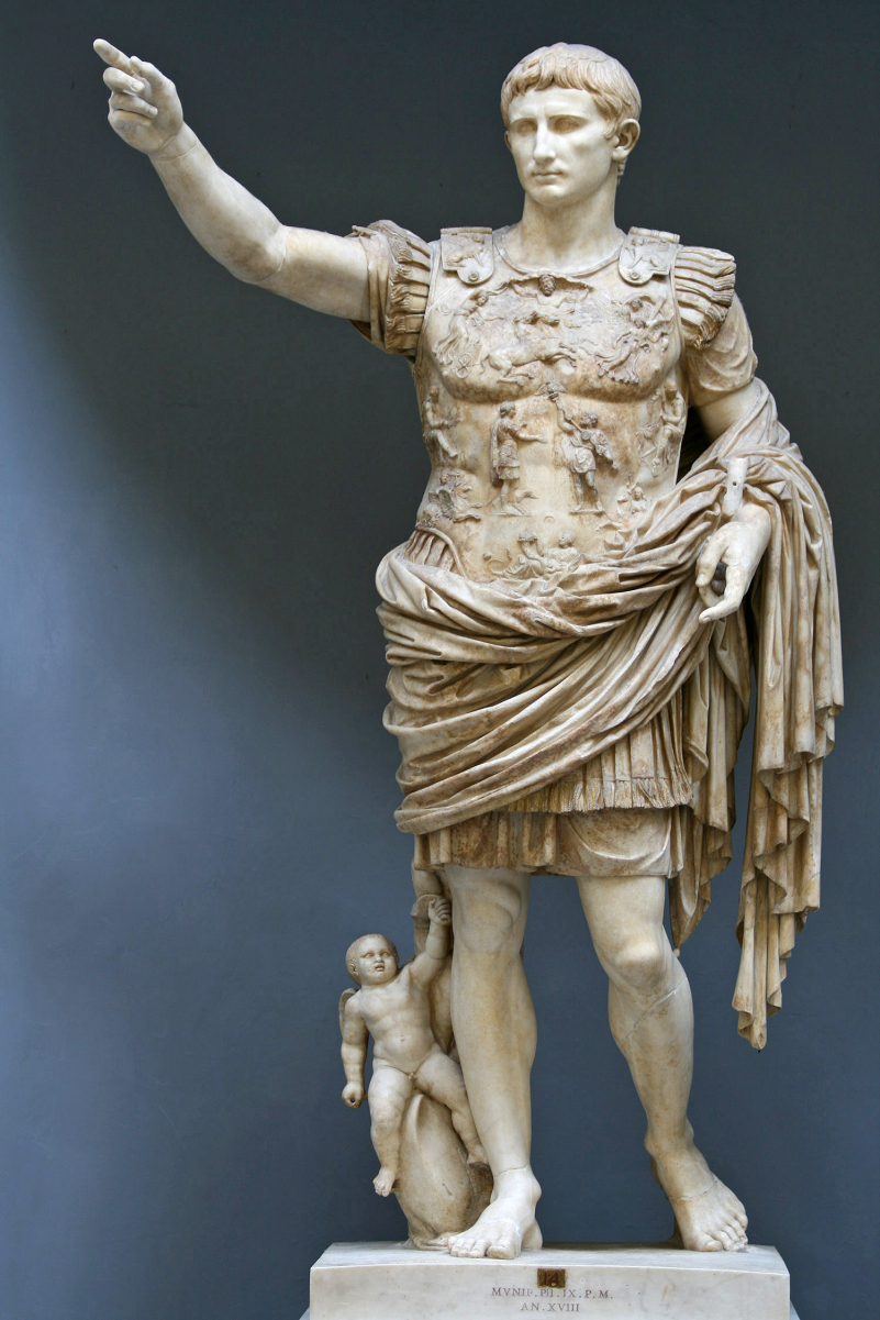 <a href="/content/Augustus_of_Prima_Porta" style="color:blue">Augustus of Prima Porta</a>, 1st century